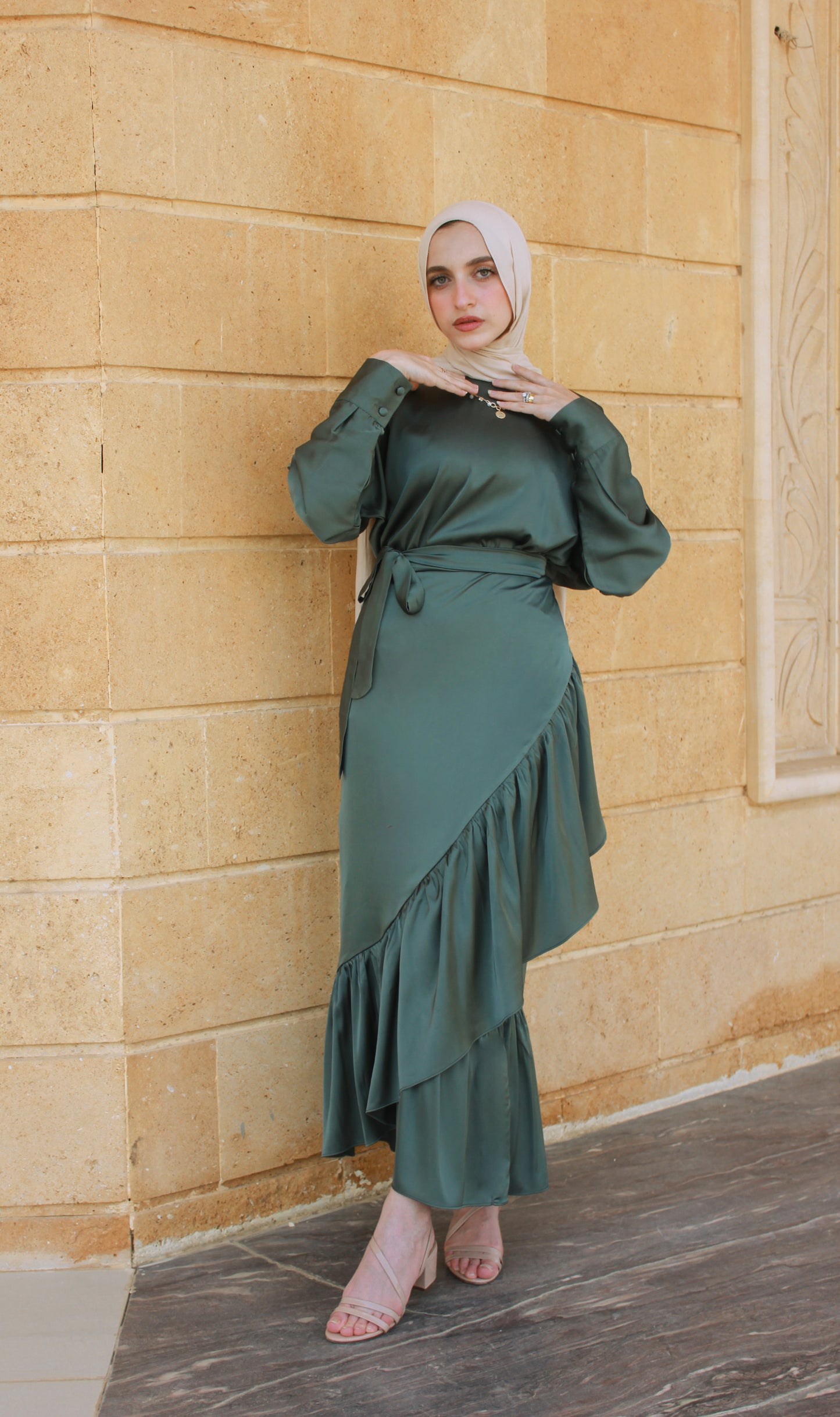 Olive silky (Top)