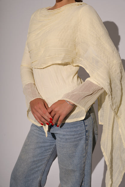 Crushed Top in Butter Yellow