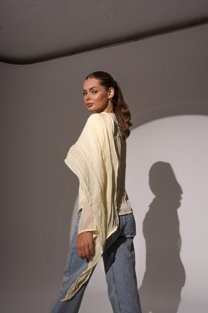 Crushed Top in Butter Yellow