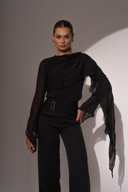 Crushed Top in Black