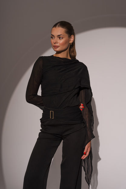 Crushed Top in Black